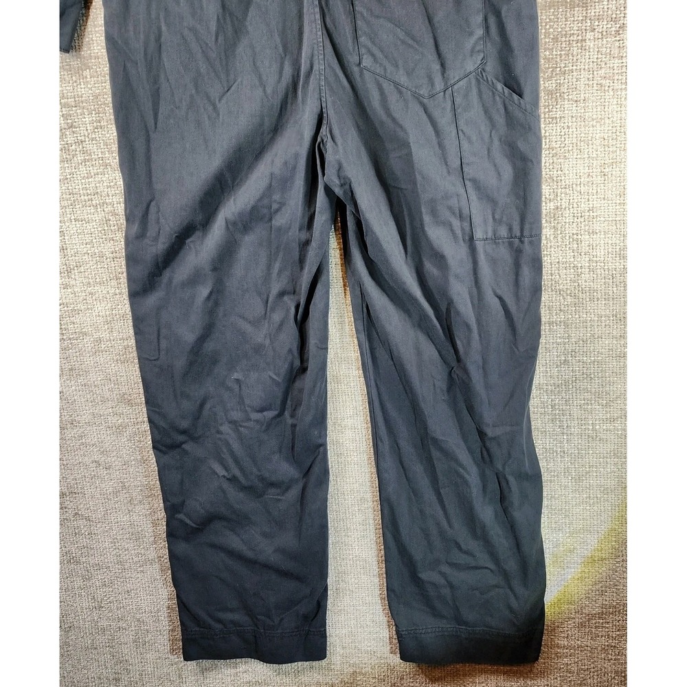Anthropologie Unpublished Utility Jumpsuit Coveralls Womens M Blue Belted EUC - Picture 12 of 16